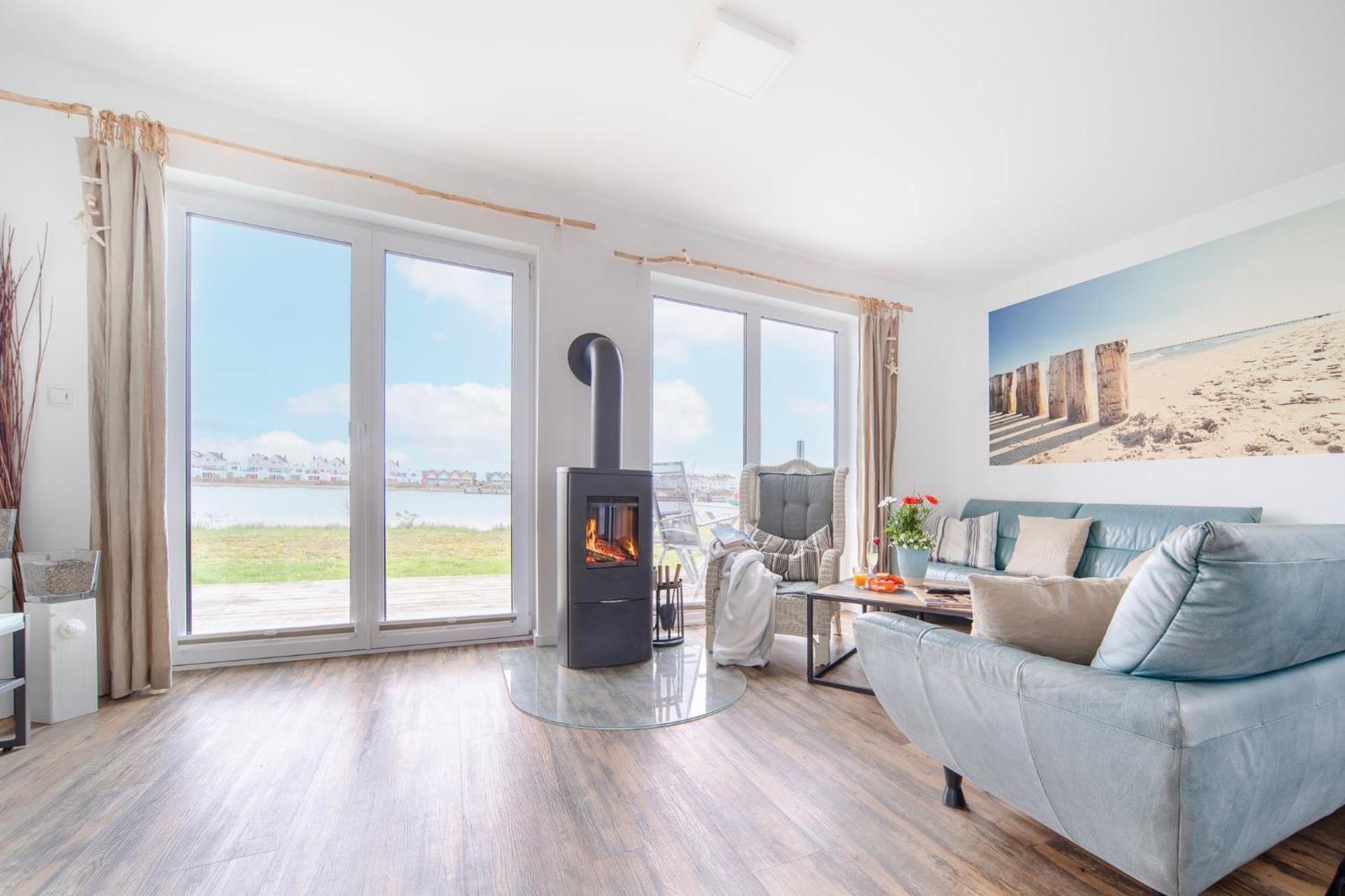Ferienhaus Lieblingsplatz By Seeblick Ferien Oro, Direkte Wasserlage,Sauna,Kamin أوبلينتيز المظهر الخارجي الصورة
