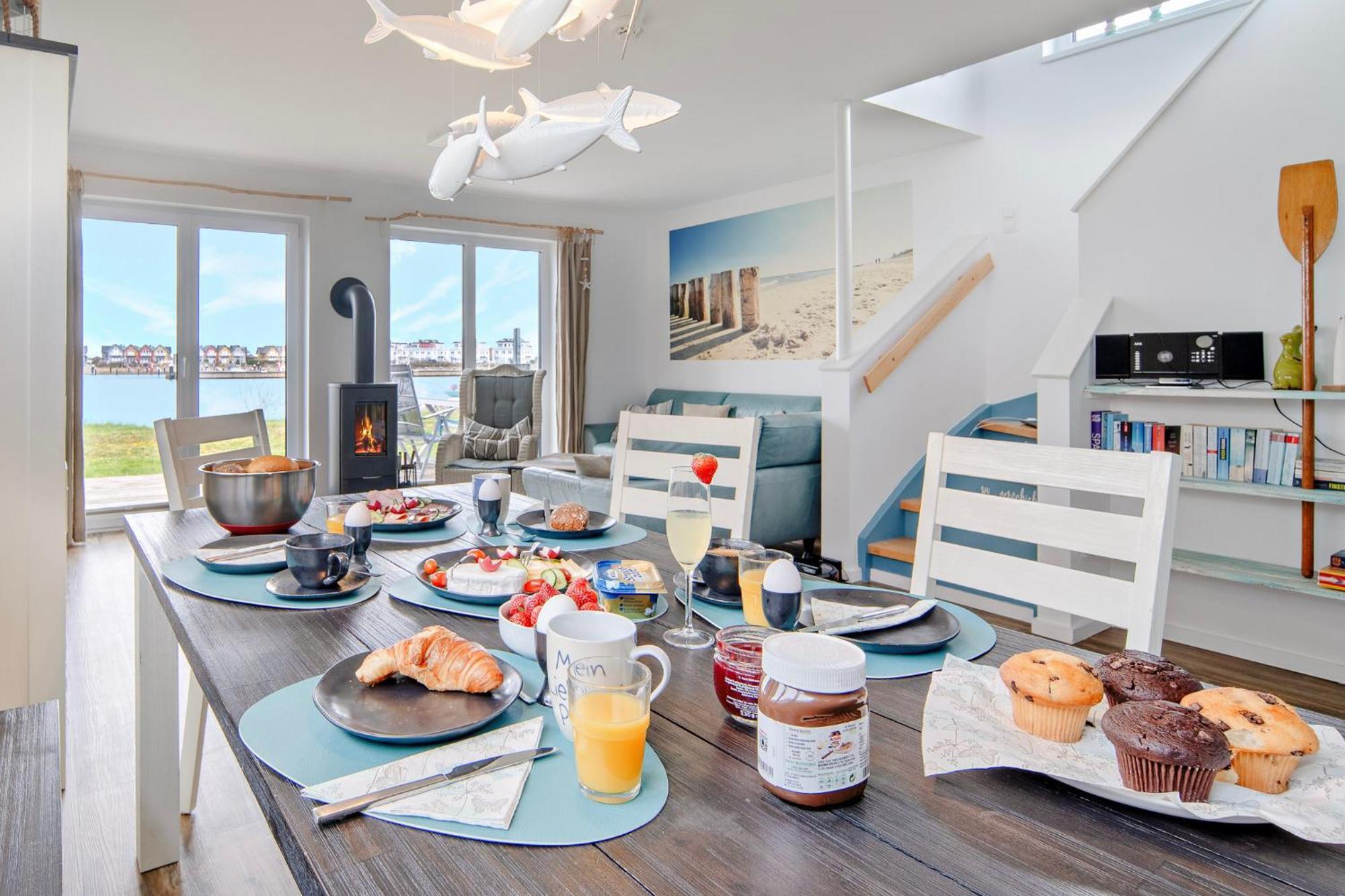 Ferienhaus Lieblingsplatz By Seeblick Ferien Oro, Direkte Wasserlage,Sauna,Kamin أوبلينتيز المظهر الخارجي الصورة